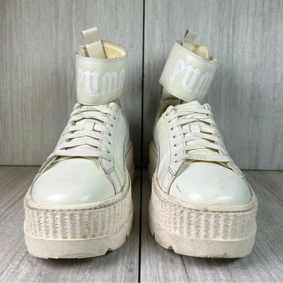 Puma x Rihanna Fenty Ankle Strap Creeper Chunky Platform Sneaker Womens Size 9 - Picture 5 of 10